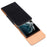 6.9 Inch Men's Waist Phone Pouch Bag Glossy Surface Vertical Flip Phone Carrying Case - 7