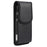 Litchi Texture PU Leather Pouch for 6.2-6.5" Mobile Phones Vertical Belt Bag with Magnetic Closure - 1