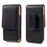 For iPhone 6s Plus / 6 Plus Belt Leather Case Pouch Cover, Size: 16 x 8.4 x 1.8cm - Black - 1