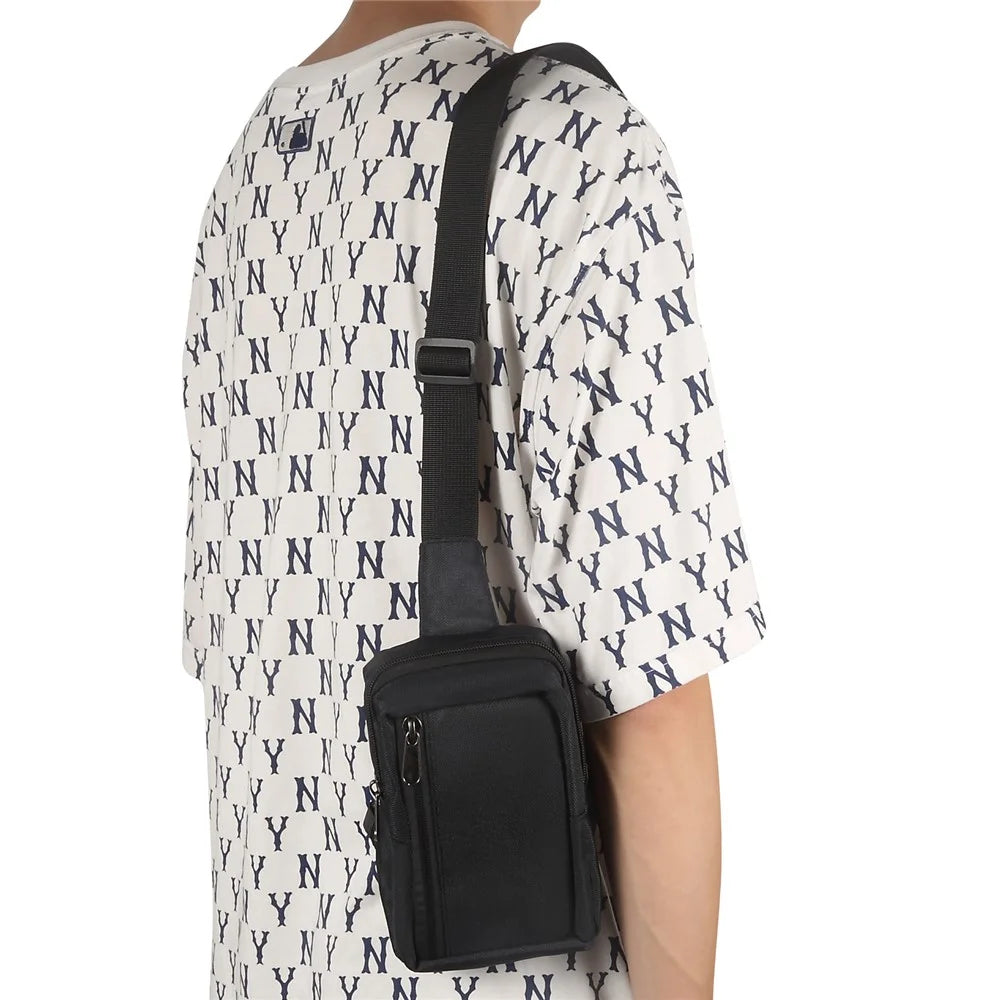 6.5'' / 6.9'' / 7.2'' Chest Shoulder Bag Phone Bag Water Resistant Nylon Casual Shoulder Backpack Sling Travel Bag - Black - 3
