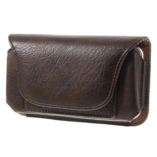 Universal Leather Holster Cover for iPhone 6s Plus/6 Plus, Size: 165 x 80 x 11mm - Coffee - 1