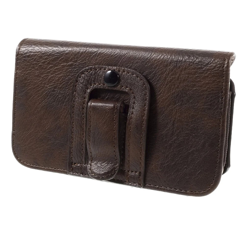 Universal Leather Holster Cover for iPhone 6s Plus/6 Plus, Size: 165 x 80 x 11mm - Coffee - 2