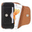 For iPhone 6s / 6 Holster Horizontal Leather Pouch Belt Case, Size: 135 x 70 x 15mm - Black - 4