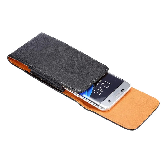 Litchi Texture Universal Leather Pouch Holster case for Samsung Galaxy S7 edge G935 - 4