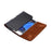 Genuine Leather Case Holster Pouch for Samsung iPhone Huawei Xiaomi with Belt Clip - Black - 4