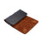 Genuine Leather Case Holster Pouch for Samsung iPhone Huawei Xiaomi with Belt Clip - Black - 5