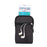 Universal Jean Cloth Hook Loop Waist Pouch Case for iPhone 6s Plus / Samsung Galaxy Mega 6.3 I9200 - Black - 1
