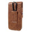 Card Slots Leather Pouch + Carabiner for iPhone 6s Plus/Galaxy A9, Size: 172x95x18mm - Brown - 3