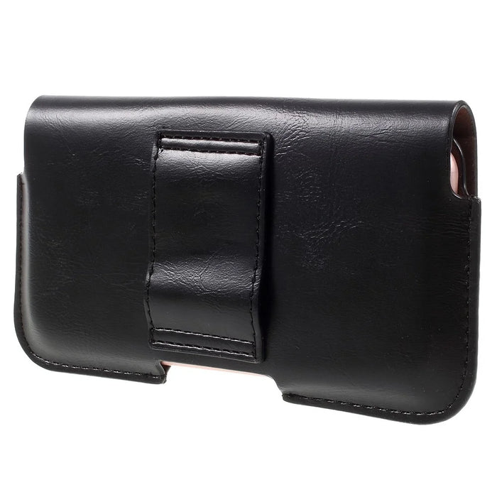 Business Leather Holster Case with Snap Fastener for iPhone 6 6s 4.7, Size: 140 x 75mm - Black - 2