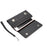 Litchi Leather Coin/Card Slots Holster Pouch for iPhone 8 Plus/7 Plus/Samsung Note 8/S9+/S8+ - Black - 4