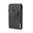 Lychee Vertical Leather Holster Case with 2 Card Slots for iPhone 8 Plus / Samsung S9+ S8, Size: 16x8.5x3.5cm - Black - 2