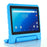 EVA Shock-Absorbed Tablet Case with Kickstand for Walmart Onn 8 inch (2021) - Blue - 4