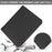 Auto Wake / Sleep PU Leather Case Solid Color Origami Stand E-Reader Cover for Kobo Libra 2 / Libra Colour - Black - 5