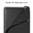 Auto Wake / Sleep PU Leather Case Solid Color Origami Stand E-Reader Cover for Kobo Libra 2 / Libra Colour - Black - 6