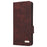 For TCL 20 Pro 5G PU Leather Phone Case Shockproof Phone Cover Folio Flip Case with Stand Wallet - Coffee - 2