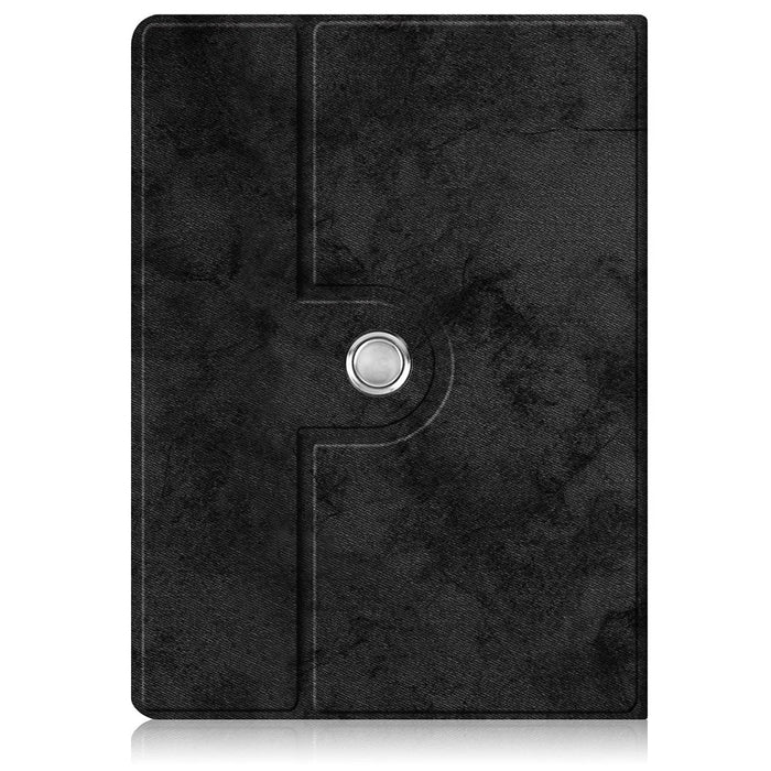 For PocketBook InkPad Lite PB970 Rotary Kickstand Pen Holder Case Dual-Angle Anti-Scratch Textured Surface Cover - Black - 3