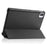 For TCL TAB 10s 9080G (2021) Drop-proof Trifold Stand PU Leather + PC Tablet Cover Case with Auto Wake/Sleep - Black - 4