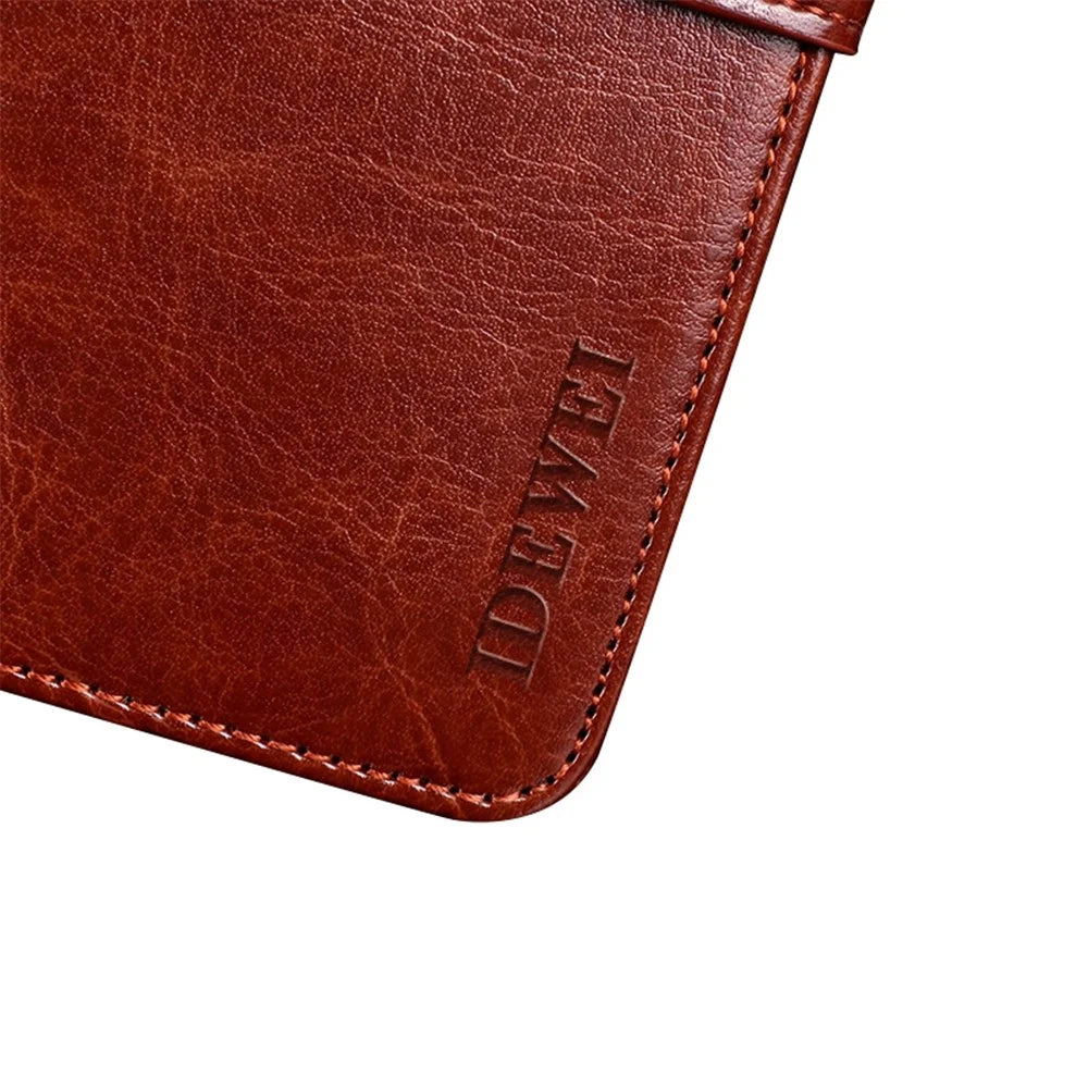 IDEWEI for TCL 30 SE/30E/305/306 PU Leather Case Crazy Horse Textured Wallet Stand Shockproof TPU Magnetic Protect Book Flip Folio Cover - Brown - 6