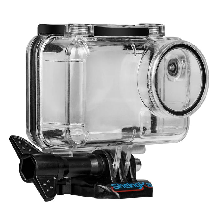 SHELNGKA FLW306 Waterproof Case Housing Case Diving Protective Housing Shell 40 Meter for DJI Osmo Action Camera - Black - 4
