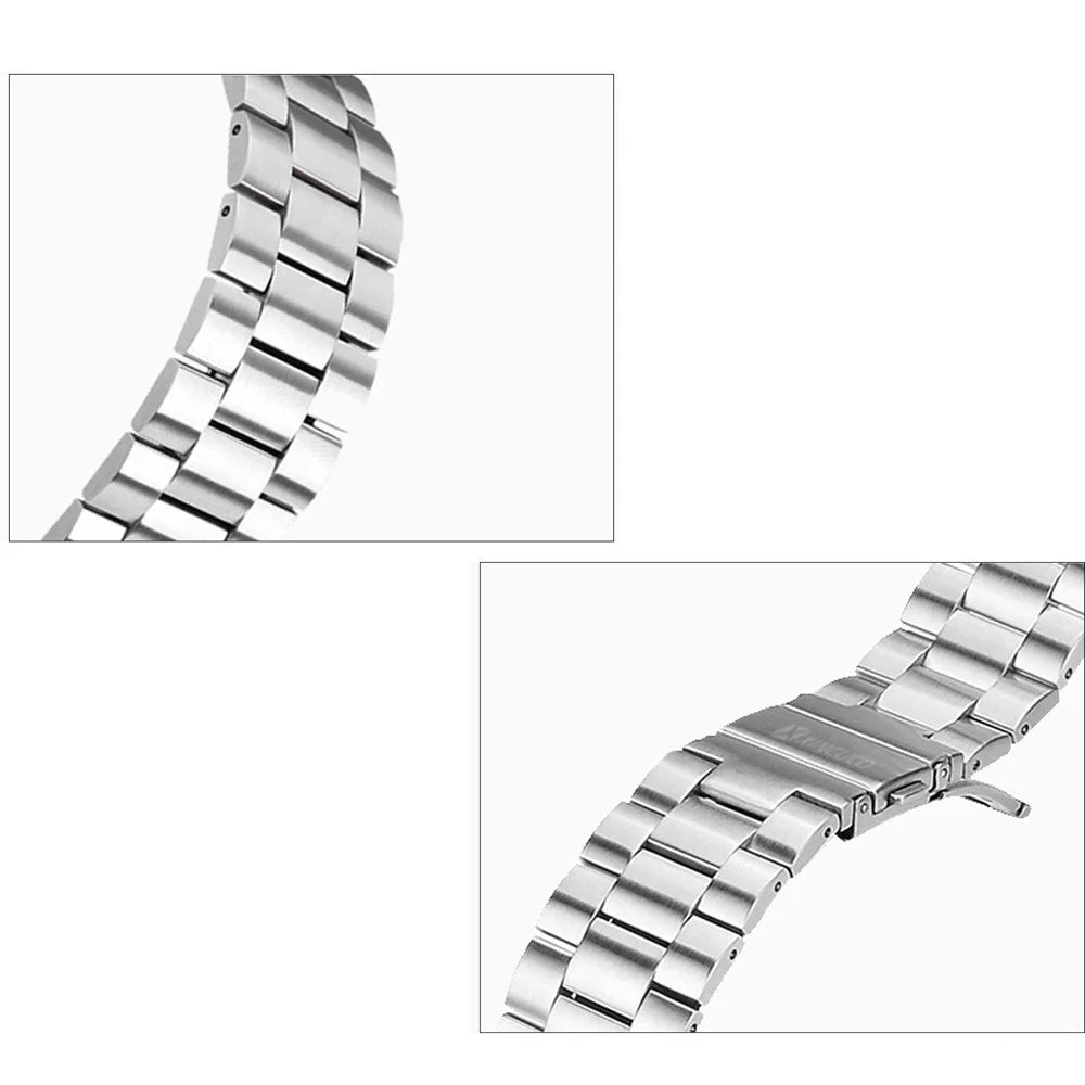 XINCUCO Stainless Steel Watch Band for Apple Watch Ultra 3 2 1 49mm / Series 11 10 46mm / 9 8 7 45mm / SE3 SE2 SE 6 5 4 44mm / 3 2 1 42mm with Axle Connectors - 7
