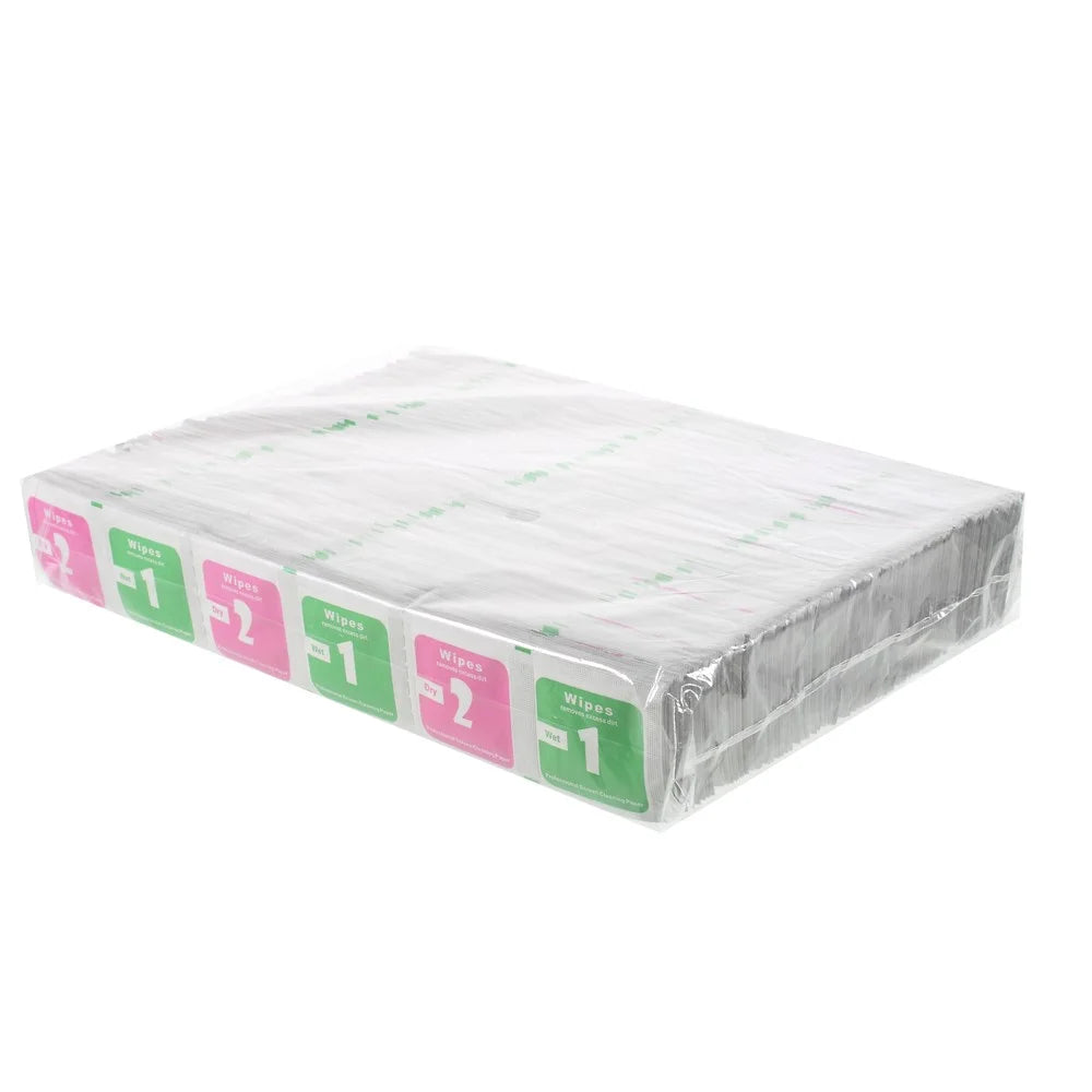 600Pcs/Pack Professional Screen Cleaning Paper (Dry Wipe + Wet Wipe) - 3