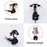 Portable Bluetooth-compatible Control Electric 360 Degree Rotation Extendable Phone Selfie Stick - Black - 7