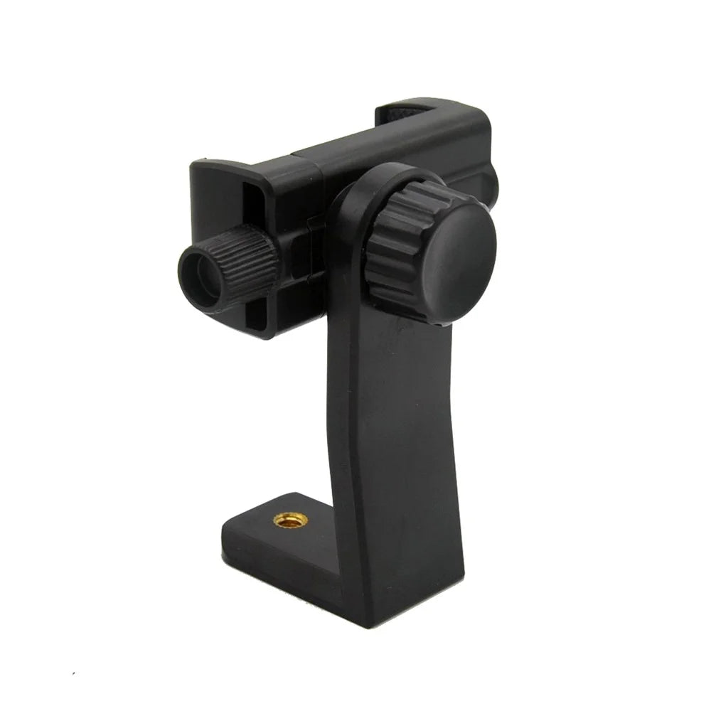 AT716 360 Degree Rotary Universal Cell Phone Tripod Mount/Vertical Bracket Holder Adapter Clamp with 1/4 Screw Hole - 4