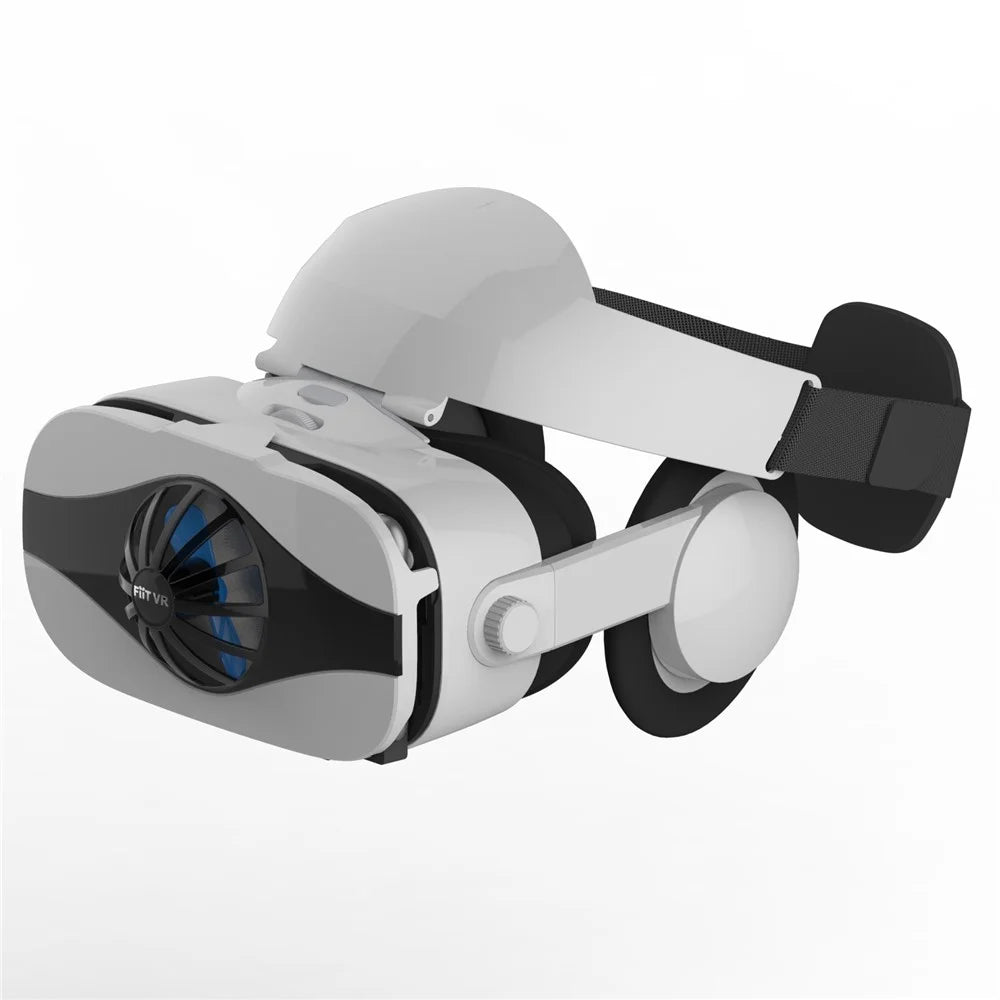 FIIT VR 5F 3D VR Headset Fan Cooling Virtual Reality 3D Glasses Box for 4.0-6.3 inch Smartphone - 6