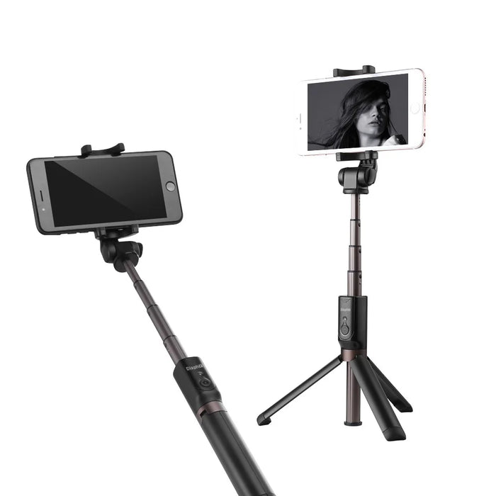 Portable Extendable Smartphone Holder Selfie Stick Tripod with Bluetooth-compatible Self Timer, Clamp Width: 56-90mm - 1