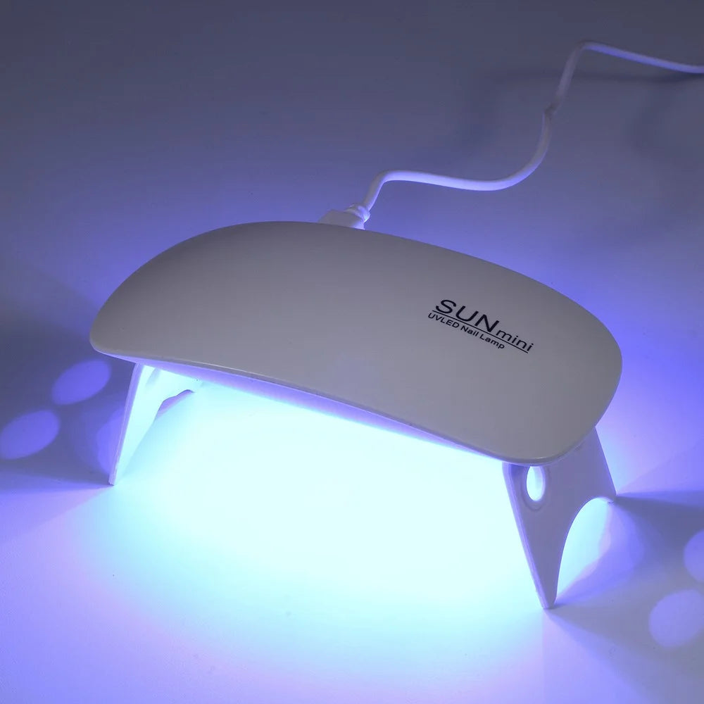 RURIHAI 6W USB UV LED Nail Lamp UV Acrylic Gel Polish Dryer Curing Light for Curing UV Liquid Screen Protector Film - 3