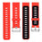 22mm Two-tone Silicone Watch Strap Replacement for Xiaomi Huami Amazfit - Red / Black - 1
