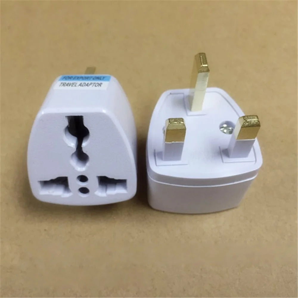 UK Plug Electricity Travel Adapter to UK/US/EU/AU Outlet Converter - 1