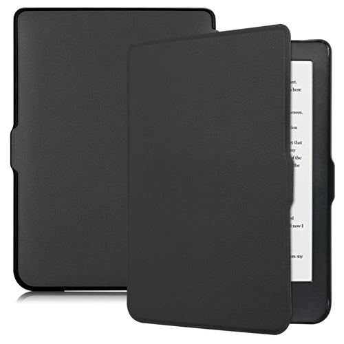 PU Leather Smart Magnetic Flip Casing for Kobo Clara HD 6.0 inch - Black - 1