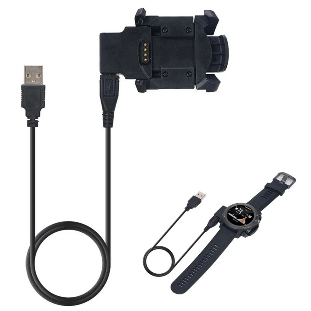 Charging Dock Cradle + USB Data Sync Charge Cable for Garmin Fenix 3 HR/Fenix3/Quatix 3 - 4