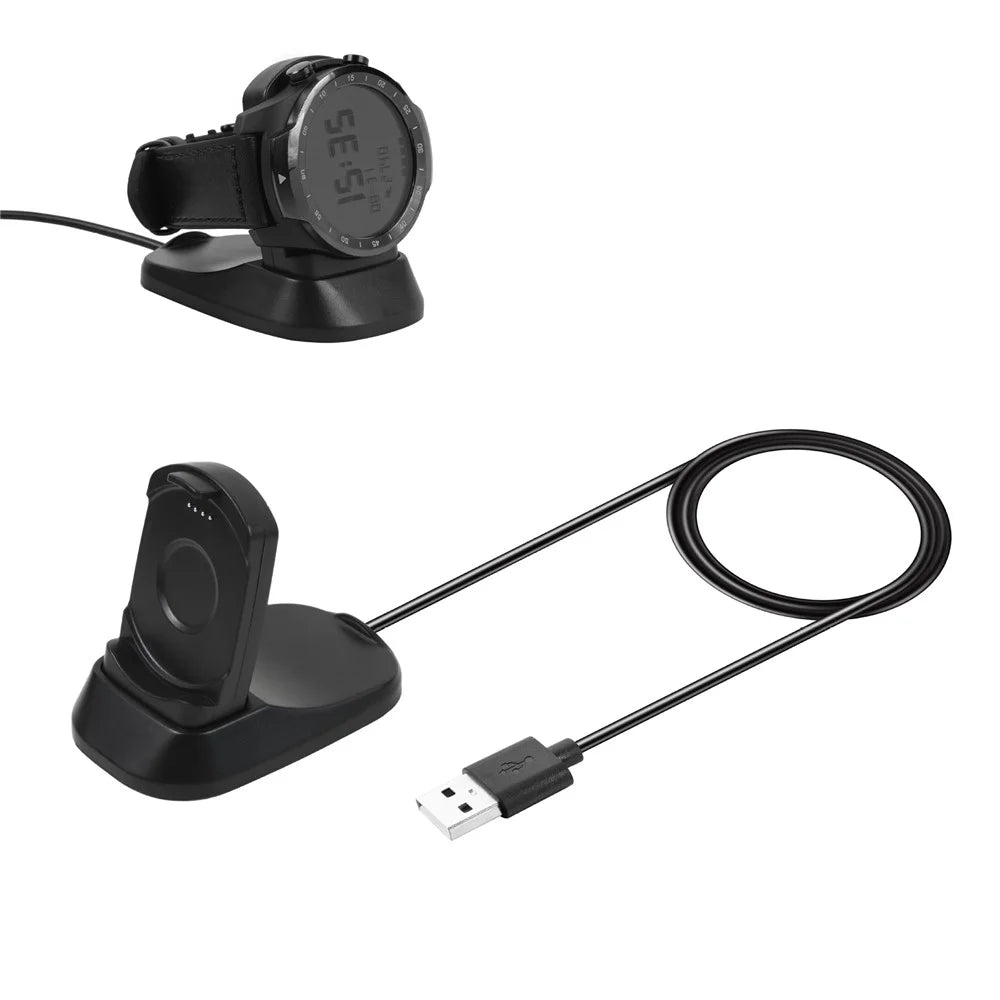 Dock Charger Adapter for TicWatch Pro Smart Watch with USB Charging Cable - 1