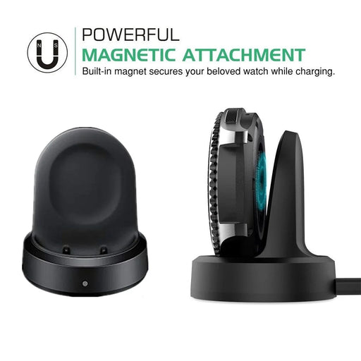 EP-YO805 For Samsung Galaxy Watch 46mm SM-R800 / 42mm SM-R810 Smart Watch Wireless Charger Charging Dock with Cable - 2
