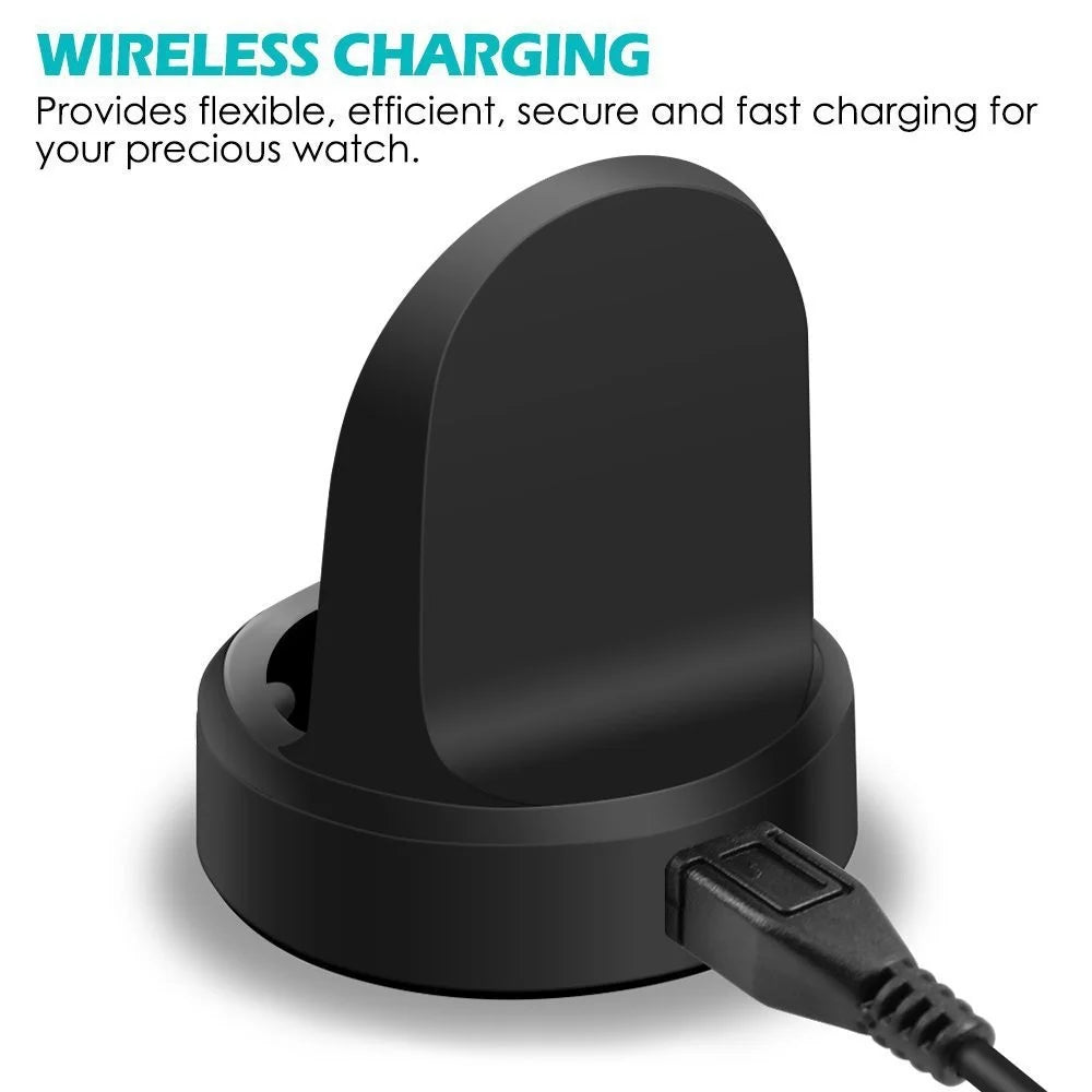EP-YO805 For Samsung Galaxy Watch 46mm SM-R800 / 42mm SM-R810 Smart Watch Wireless Charger Charging Dock with Cable - 5