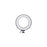 5.7 inch LED Ring Light 3 Light Modes 10 Brightness Levels LED Lamp with Tripod Stand for Video Shooting Makeup - Silver - 7