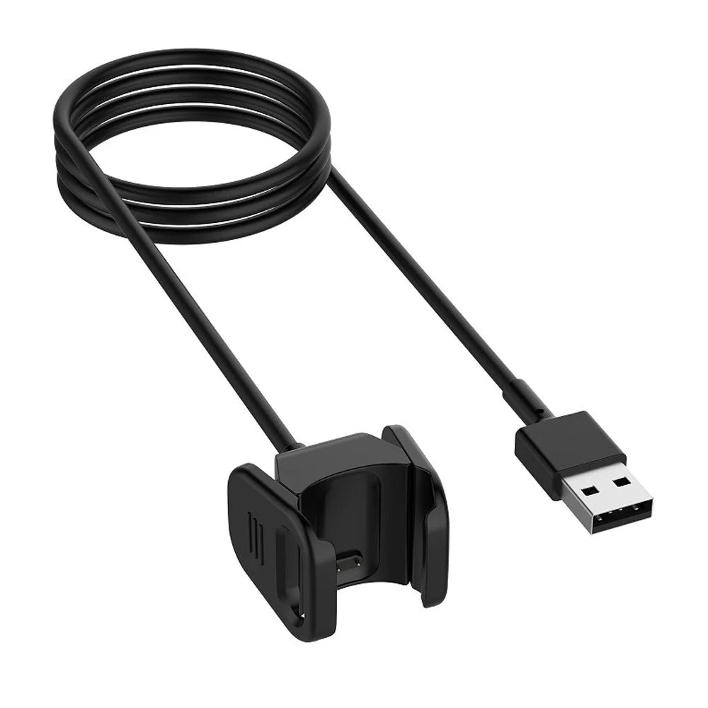 USB Charger Charging Cable Cradle Dock Adapter for Fitbit Charge 3 Smart Wristband (1m) - 3