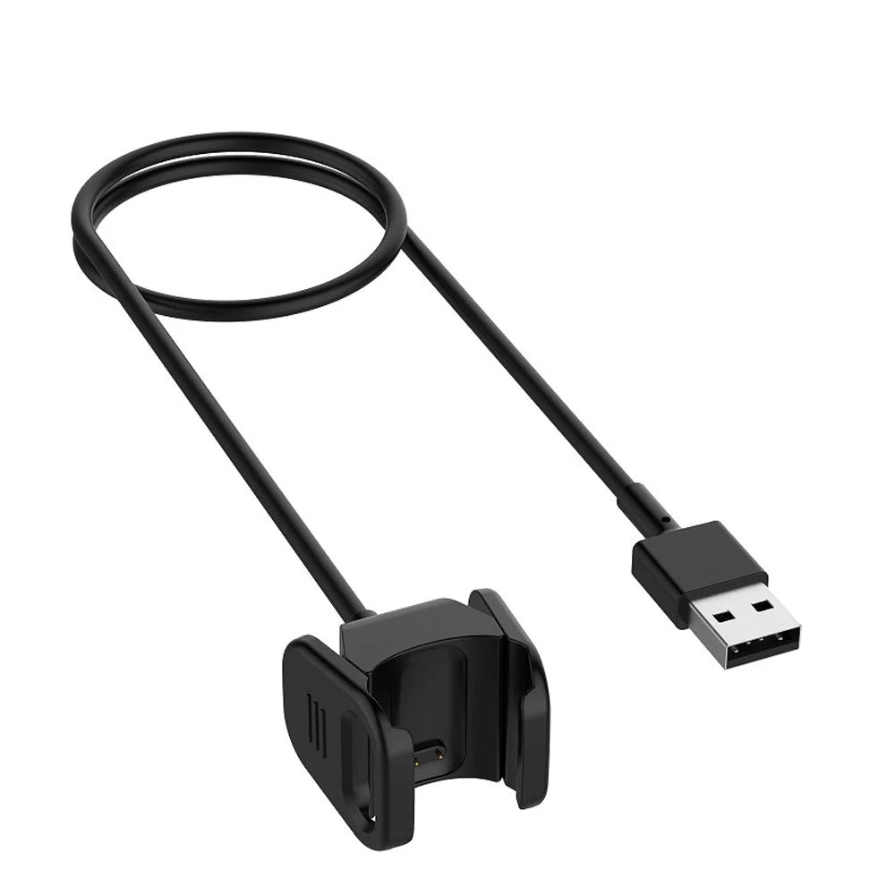 USB Charger Charging Cable Cradle Dock Adapter for Fitbit Charge 3 Smart Wristband (1m) - 4