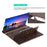 12-inch High Definition Wooden Mobile Video Screen Magnifier with Stand - Coffee - 6