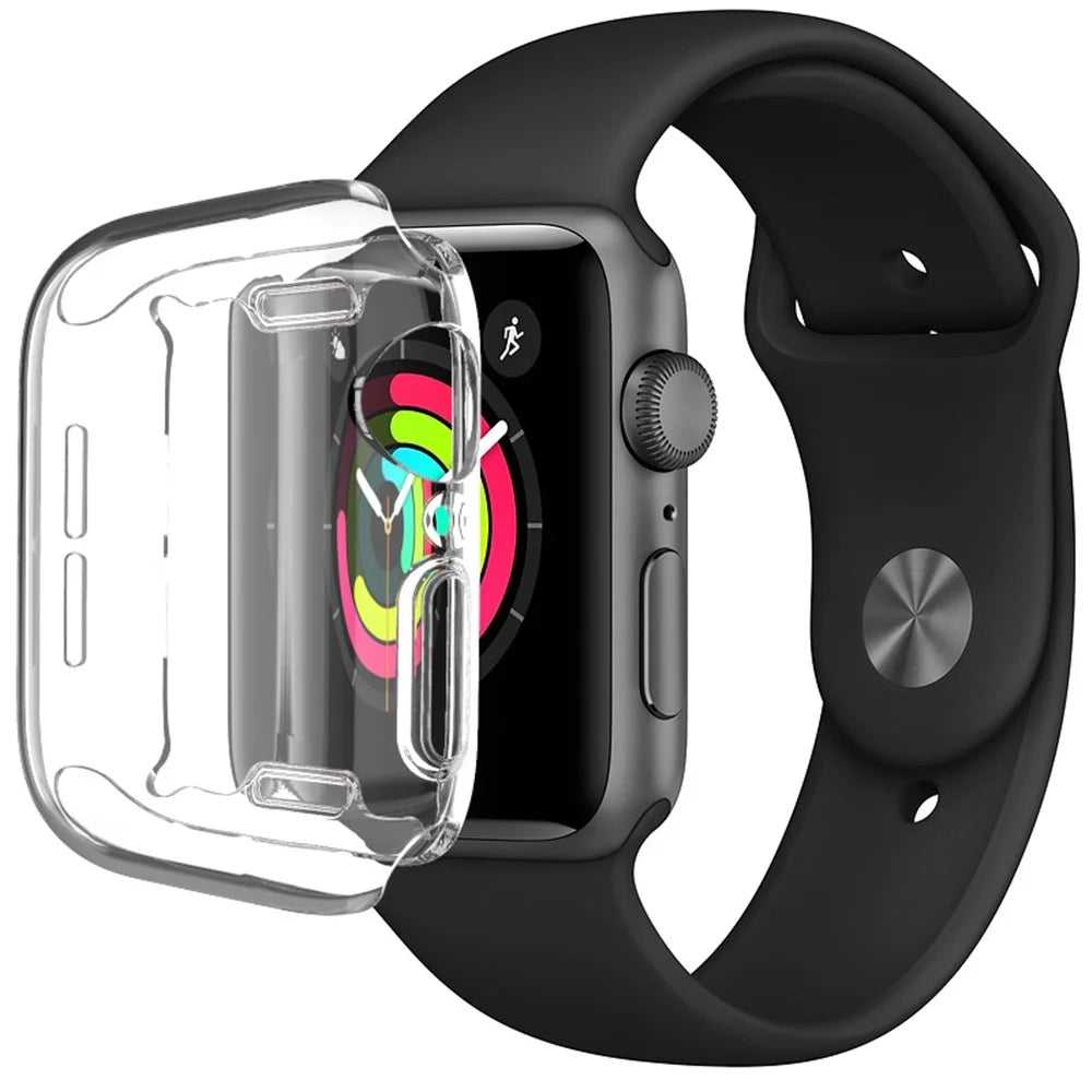 IMAK UX-3 Series for Apple Watch Series 4 / 5 / 6 44mm / SE (2025) / SE / SE (2022) 44mm Soft Cover Casing [Front Protection Version] - 2