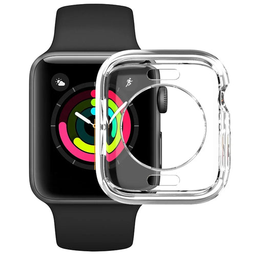 IMAK UX-3 Series for Apple Watch Series SE3 / SE2 / SE1 /  6 / 5 / 4 44mm Soft Protective Cover [Hollow Front Version] - 1