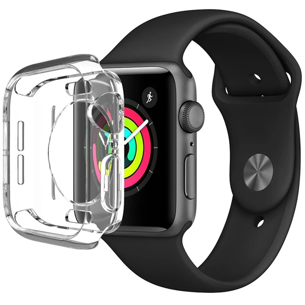 IMAK UX-3 Series for Apple Watch Series SE3 / SE2 / SE1 /  6 / 5 / 4 44mm Soft Protective Cover [Hollow Front Version] - 2