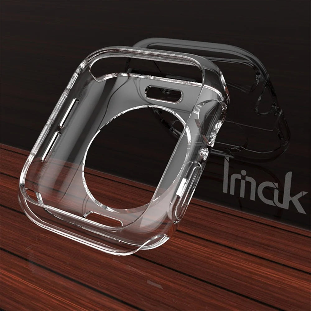 IMAK UX-3 Series for Apple Watch Series SE3 / SE2 / SE1 /  6 / 5 / 4 44mm Soft Protective Cover [Hollow Front Version] - 6