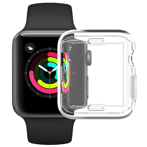 IMAK UX-3 Series for Apple Watch Series 3/2/1 42mm Soft Case Cover [Front Protection Version] - 1