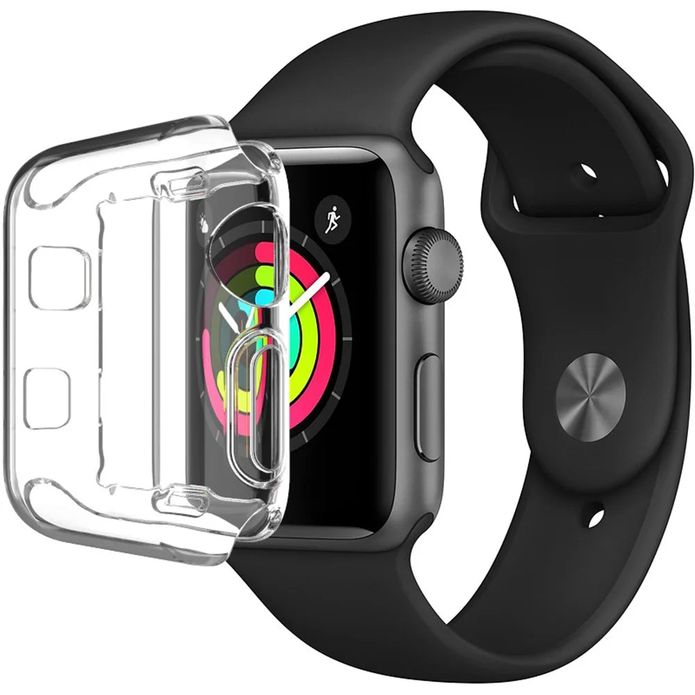 IMAK UX-3 Series for Apple Watch Series 3/2/1 42mm Soft Case Cover [Front Protection Version] - 2