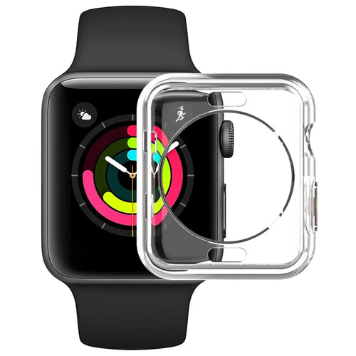 IMAK UX-3 Series for Apple Watch Series 3/2/1 42mm Soft Protective Case [Hollow Front Version] - 1