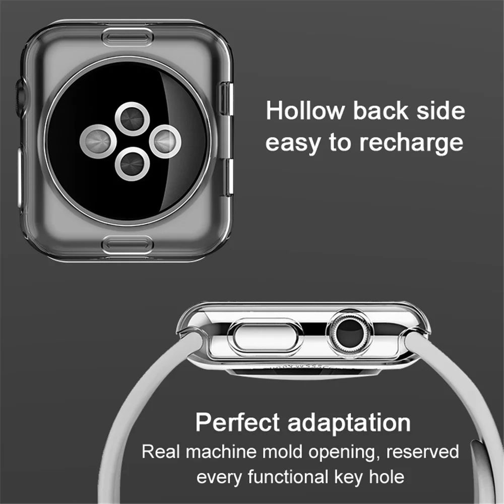IMAK UX-3 Series for Apple Watch Series 3/2/1 42mm Soft Protective Case [Hollow Front Version] - 3