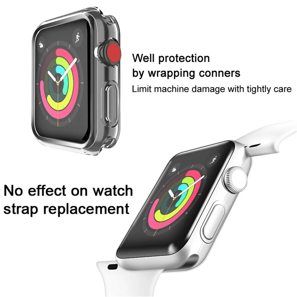 IMAK UX-3 Series for Apple Watch Series 3/2/1 42mm Soft Protective Case [Hollow Front Version] - 4
